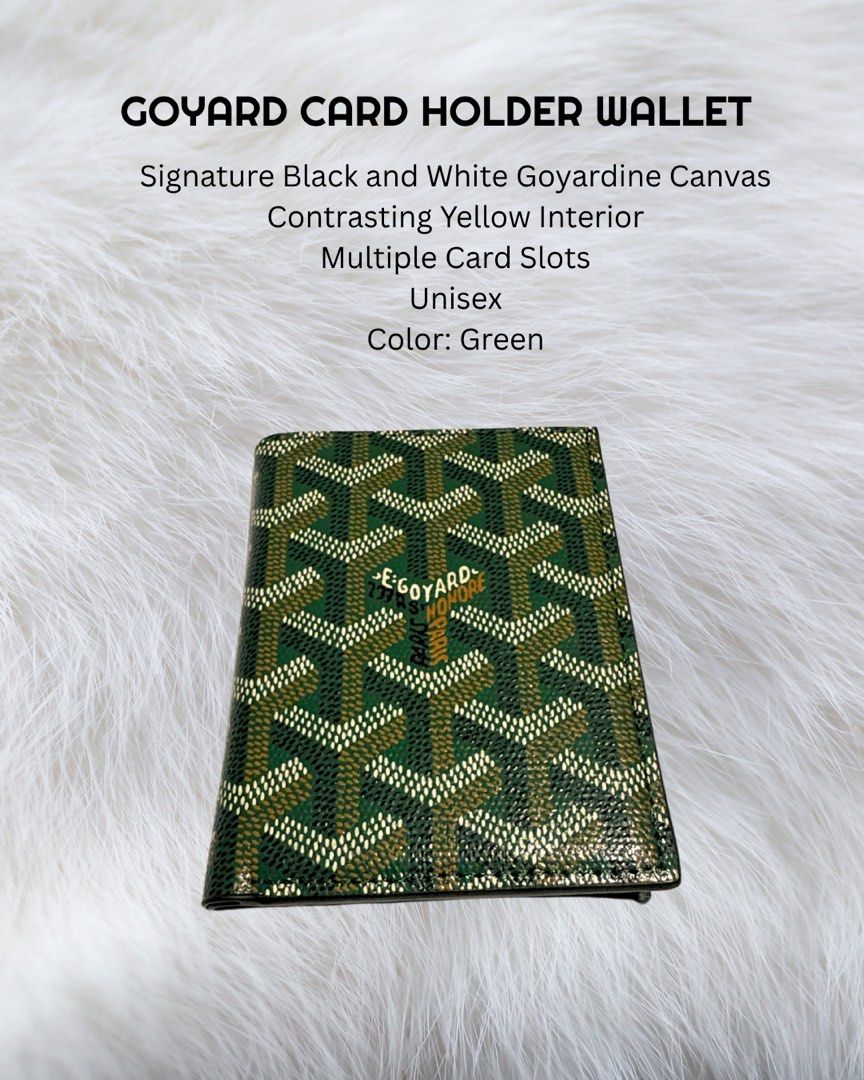 Goyard Card Holder Wallet (Category: Luxury Bags & Wallets) located in Muntinlupa City. Submitted by lookoverthere_ (Listing ID 1441429905, Image 1). Description: .