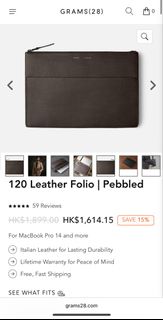 GRAMS28 120 Leather Folio479518862407772160