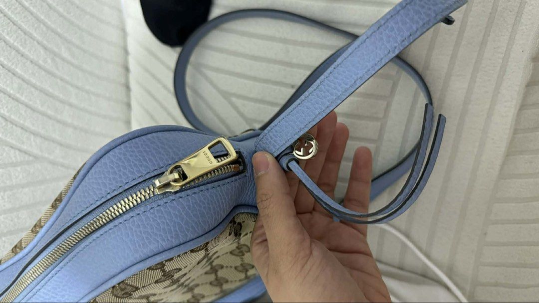 Gucci Monogram Canvas & Leather Shoulder Bag (Category: Luxury Bags & Wallets) located in Norzagaray. Submitted by pedro00 (Listing ID 1441561479, Image 3). Description: Aunthentic Negotiable price .