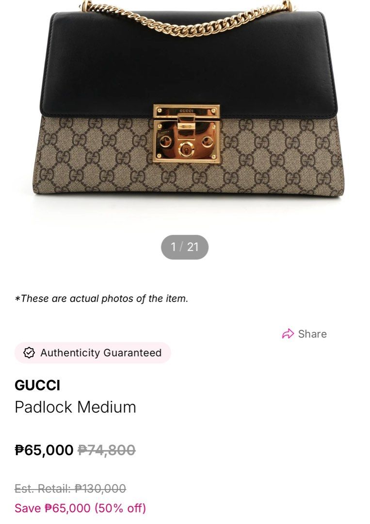 GUCCI (Category: Luxury Bags & Wallets) located in Malaybalay. Submitted by yanshoppe (Listing ID 1441545478, Image 1). Description: .