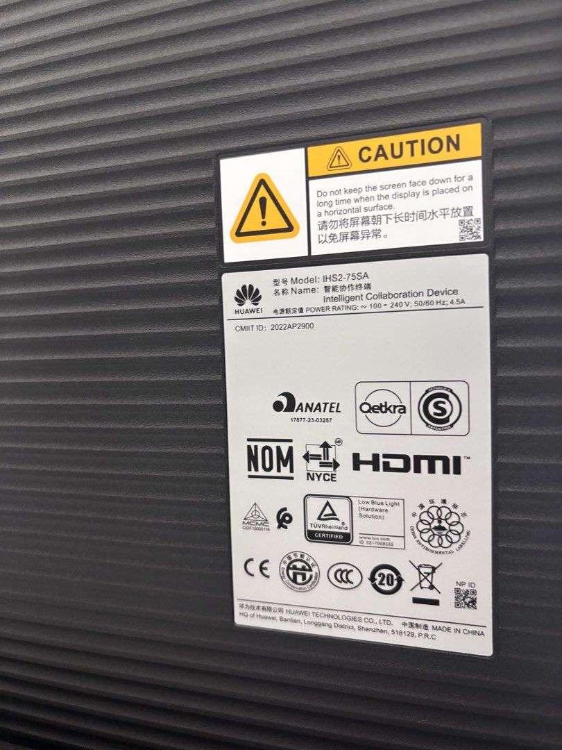 HUAWEI Intelligent Collaboration Device IHS2-75SA471046415765350401