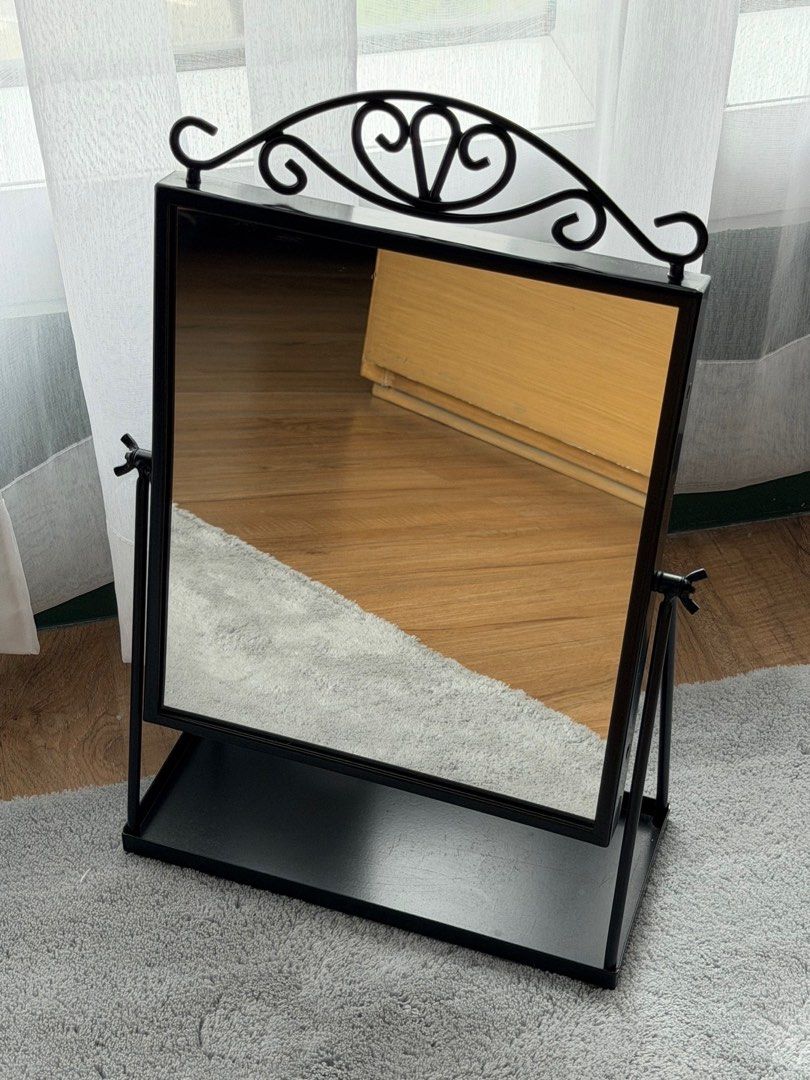 IKEA table mirror (Category: Mirrors) located in Taguig. Submitted by stillsparksjoy (Listing ID 1441408161, Image 1). Description: .
