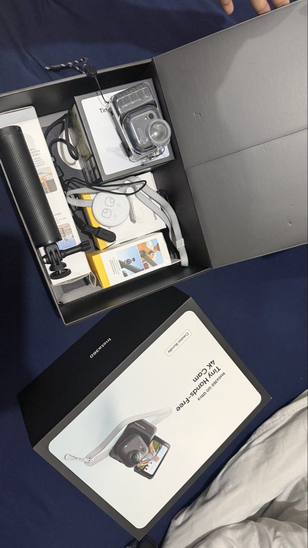 Insta360 GO Ultra Creator Bundle 4K Cam (Category: Cameras) located in Cainta. Submitted by antonietteery (Listing ID 1441504950, Image 2). Description: NEGOTIABLE - Insta360 GO 4K Ultra Creator Bundle for sale - Tiny, hands-free camera design - Comes with all original accessories - Includes a free SD card.