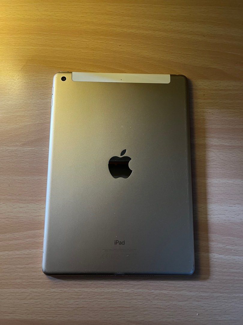 Ipad 5th Gen LTE 128GB (Category: iPad) located in Paranaque City. Submitted by yourshoeseller (Listing ID 1441432982, Image 2). Description: Ipad 5th Gen Price is slightly negotiable. Has issues with the speaker. Needs to be connected or used with headphones. 128GB LTE Pickup location: BF Paranaque.
