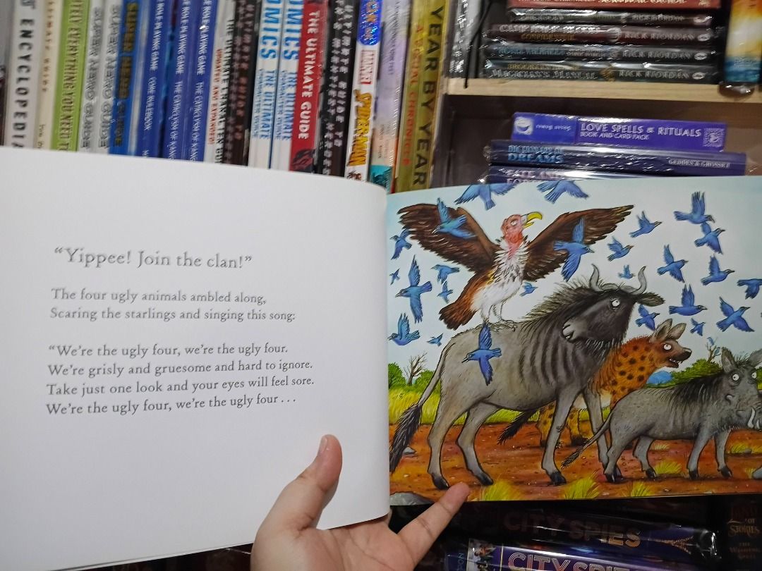 JULIA DONALDSON AND AXEL SCHEFFLER - THE UGLY FIVE FLATBOOK (Category: Children's Books) located in Cagayan de Oro. Submitted by crome2024 (Listing ID 1441467123, Image 2). Description: .