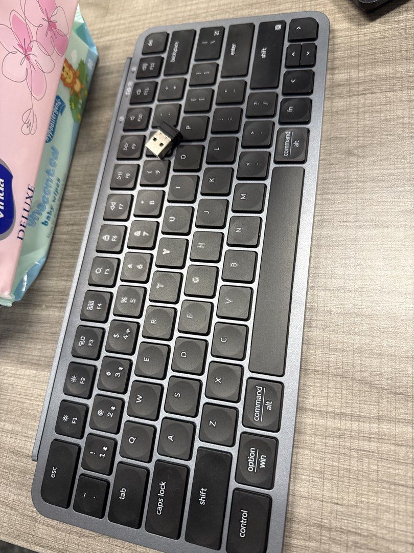 Keychron B1 Pro Ultra-Slim Wireless Keyboard - with USB Receiver