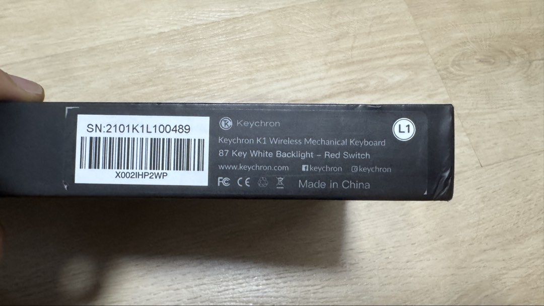 Keychron K1 Wireless Mechanical Keyboard Red Switch471294848103895044