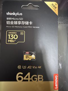 Lenovo Thinkplus 64GB Micro SD Memory Card PRO479697716978001920