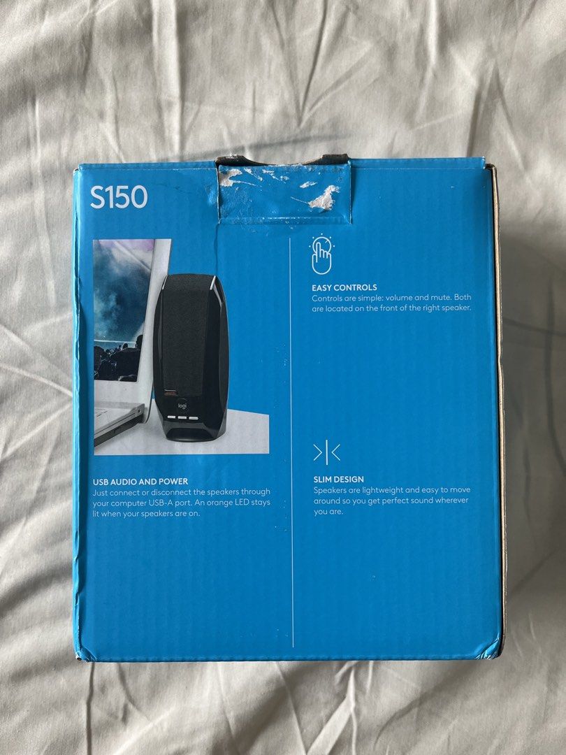 Logitech S150 Speakers (Category: Soundbars, Speakers & Amplifiers) located in Paranaque City. Submitted by seller1252 (Listing ID 1441450745, Image 3). Description: Selling Logitech S150 Speakers -Like new, just used once for testing -2.4 W -USB-A Audio port .