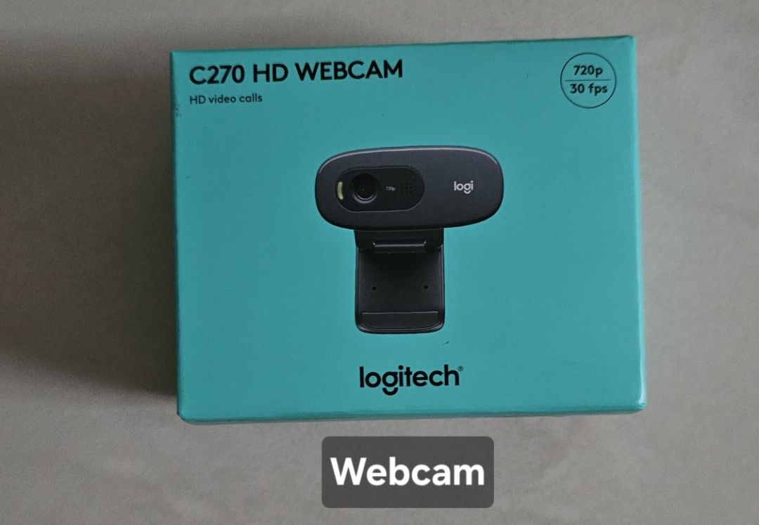 Logitech C270 HD Webcam 720p 30fps