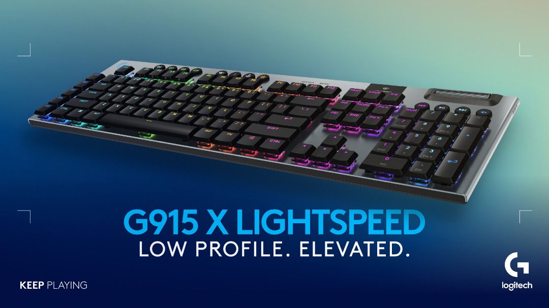 Logitech G915 X Lightspeed Wireless Gaming Keyboard TKL Tactile/Linear471047326935951365