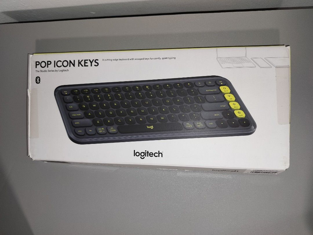 Logitech POP KEYS Wireless Bluetooth Keyboard - Grey471500874791014401