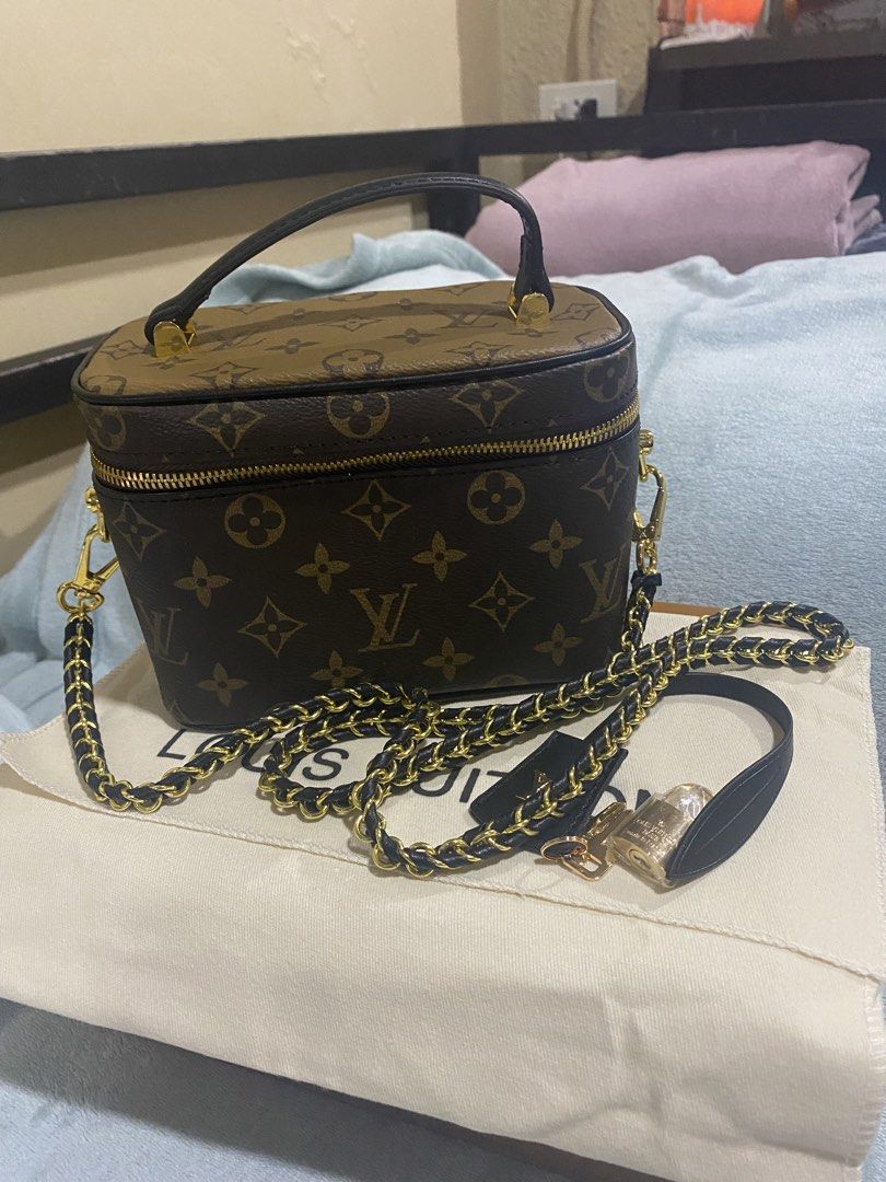 lv vanity (Category: Luxury Bags & Wallets) located in Cavite. Submitted by bagsbest2 (Listing ID 1441390371, Image 1). Description: complete inclusions mode of shipping: lbc only or any rider to be book by the buyer.