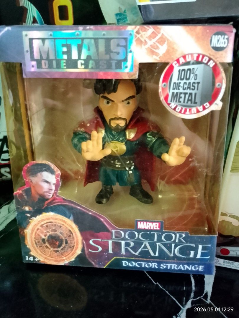 M265 Sealed Doctor Strange figure (Category: Figurines & Statues) located in Angeles City. Submitted by myldyllc.declutters (Listing ID 1441435795, Image 1). Description: wysiwyg ✓negotiable ✓ look at my listing for the other figures bought internationally/other country - old collection of a family member rfs: decluttering mop: gcash mod: jnt lbc dop: payo/2days **no to sensitive buyer **pm for inquiries:>.