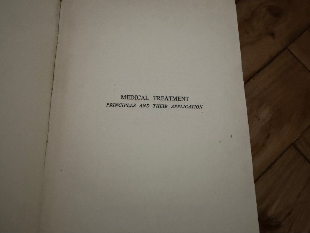 medical teatment: pronciples and their application (Category: Textbooks) located in Baguio. Submitted by yse888 (Listing ID 1441546163, Image 1). Description: - Title: Medical Treatment: Principles and Their Application - Level: Professional Studies - Condition: 5/5 - Ideal for medical students and practitioners - Essential reference material.