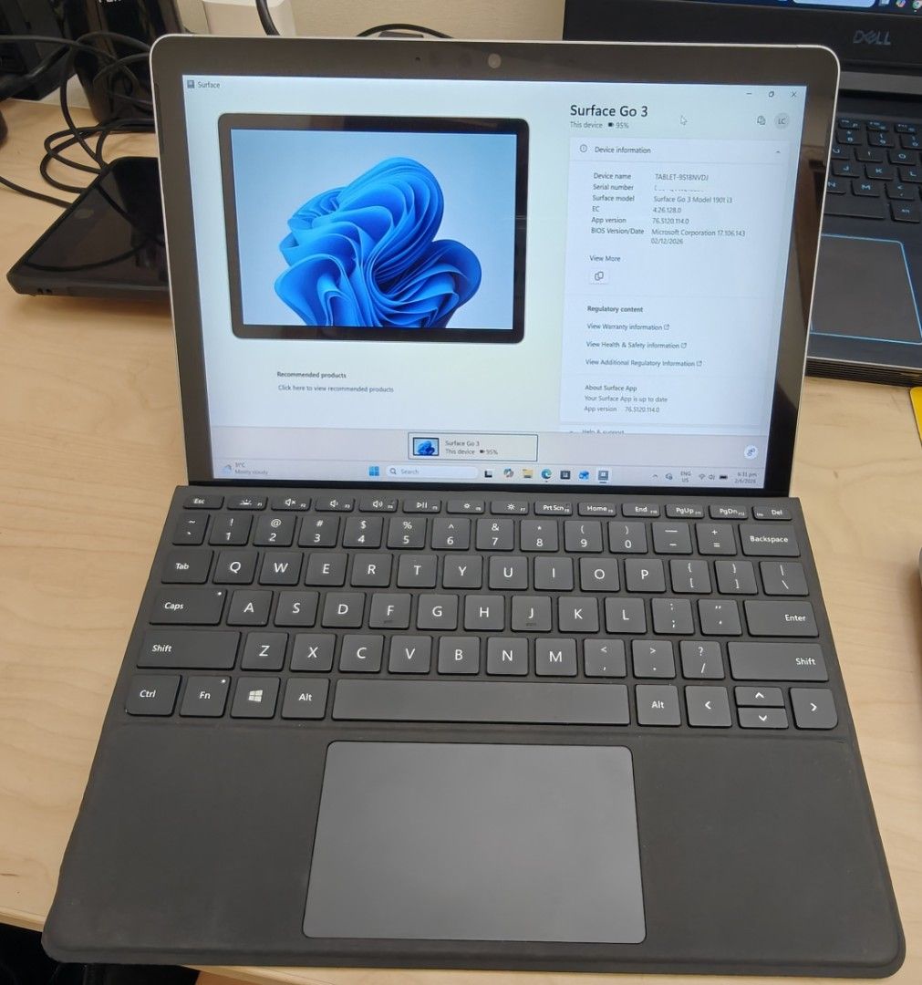Microsoft Surface Go 3 Tablet with Keyboard471165468462950400