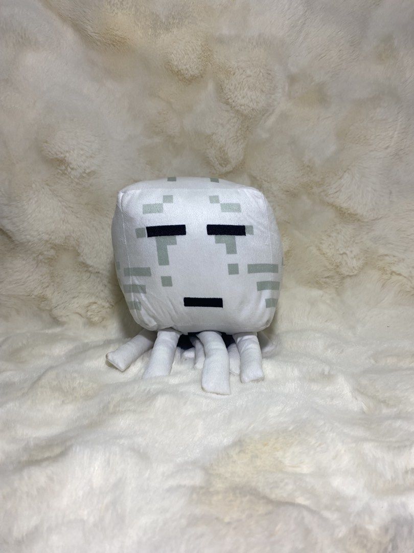 Minecraft Ghast Plush Toy (Category: Plushies & Soft Toys) located in Kalibo. Submitted by ollie_stuffshop (Listing ID 1441520782, Image 1). Description: 23cm x 16cm Before you send your inquiries: ❗️Last Price is already posted ❗️Manage your expectations, WYSIWYG ❗️May need washing ❗️Shipping day is every Sunday - Soft and cuddly Minecraft Ghast plush toy - White with grey pixelated details - Approximately 6 inches tall - Features official Minec