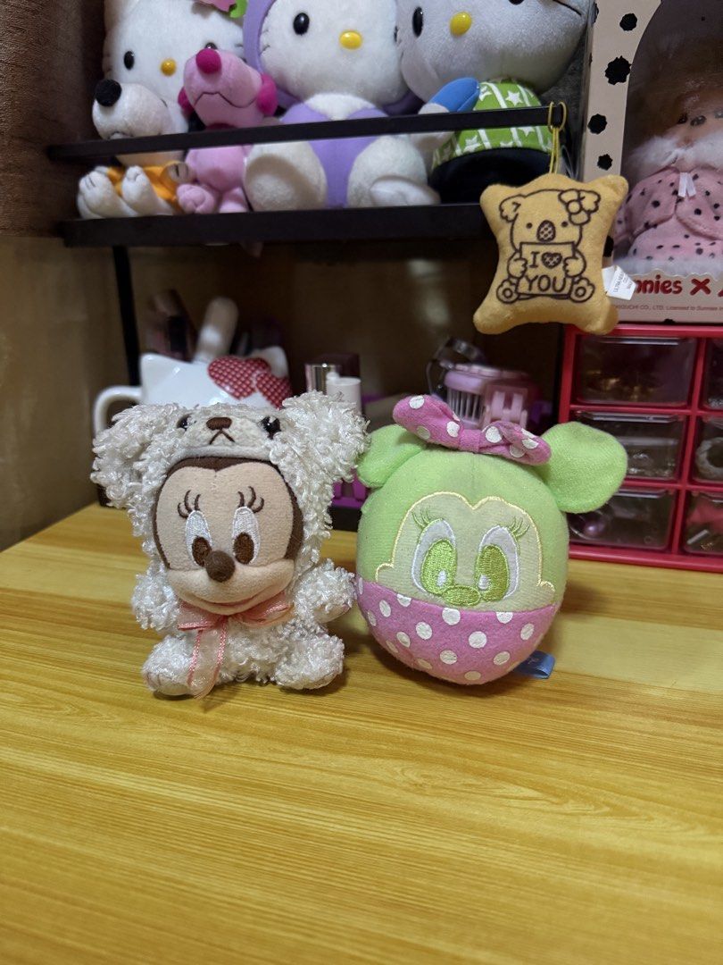Minnie Mouse Keychain (Category: Character Goods) located in Bulacan. Submitted by apparela (Listing ID 1441492250, Image 1). Description: both for ₱250 no issues nag-fade washtag ng isa but both are disney.