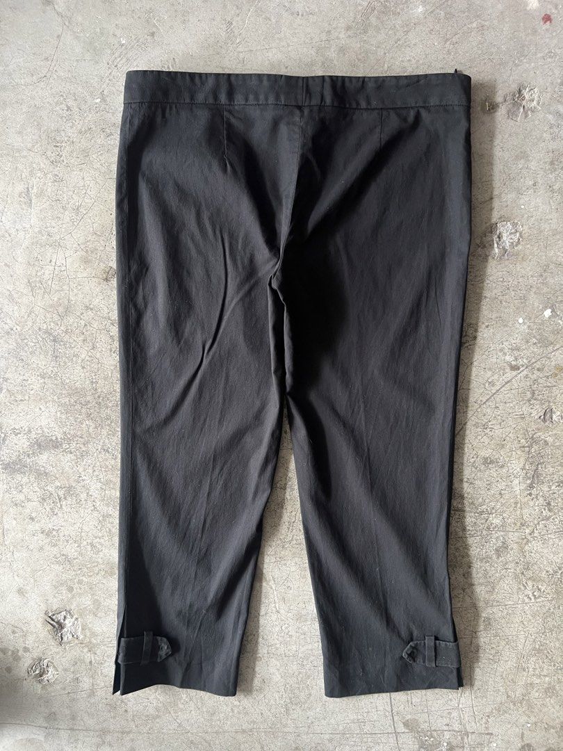 MIU MIU - S/S14 CAPRI TROUSER (Category: Other Bottoms) located in Cavite. Submitted by _Gizmo (Listing ID 1441489448, Image 2). Description: Miu Miu - S/S14 Capri Trouser Size tagged: 40 Measurement Waist: 32 Crotch: 9.5’ Inch Length: 29’ Inch Thigh: 10’ Inch Leg openin: 7’ Inch Lightly used | Very good condition Normal sign wear Made In Romania .