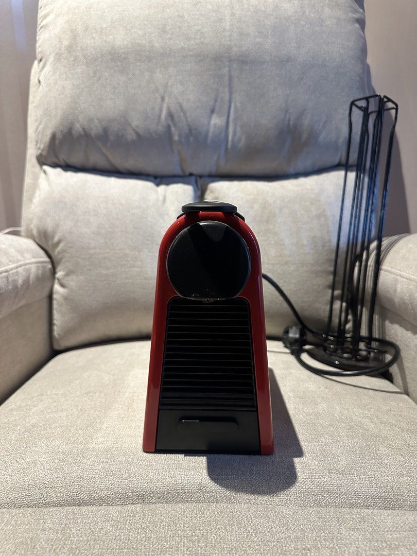 Nespresso Essenza Mini with Pod Holder (Category: Coffee Machines & Makers) located in Quezon City. Submitted by shangotswag (Listing ID 1441394968, Image 3). Description: Nespresso Essenza Mini (Red) ☕️ Elevate your coffee setup with this compact and stylish Nespresso machine ✨ Perfect for home, office, or daily coffee fix ☕ Works perfectly Space-saving design Espresso & Lungo options FREE pod holder included DM for details / offers.