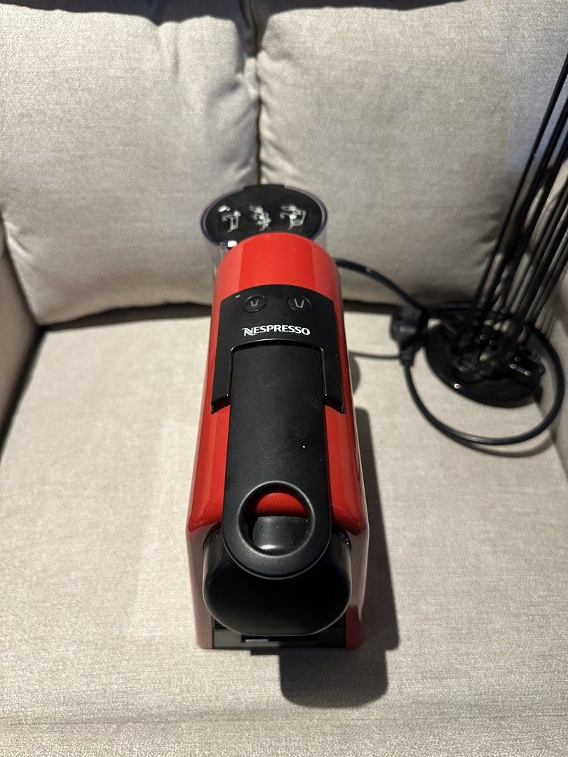 Nespresso Essenza Mini with Pod Holder (Category: Coffee Machines & Makers) located in Quezon City. Submitted by shangotswag (Listing ID 1441394968, Image 1). Description: Nespresso Essenza Mini (Red) ☕️ Elevate your coffee setup with this compact and stylish Nespresso machine ✨ Perfect for home, office, or daily coffee fix ☕ Works perfectly Space-saving design Espresso & Lungo options FREE pod holder included DM for details / offers.