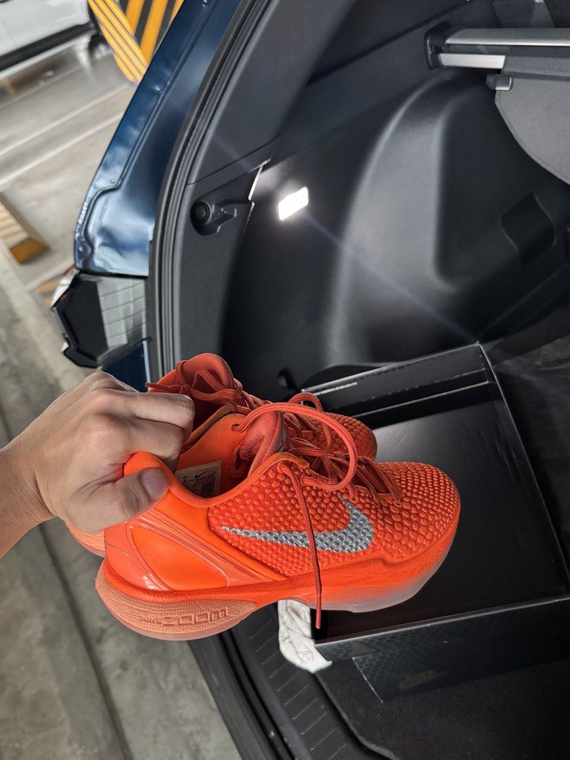 Nike Kobe 6 Protro Orange "Mamba Mentality" Size 8 (Category: Sneakers) located in Manila. Submitted by jaredsibay94460 (Listing ID 1441395880, Image 2). Description: Nike Kobe 6 Protro Total Orange US 8 MENS used twice. with box. nego if sure buyer. .