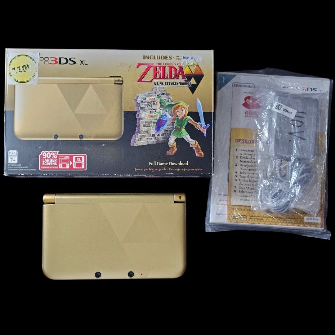 Nintendo 3DS XL Zelda: A Link Between Worlds Edition (Category: Nintendo) located in Paranaque City. Submitted by john020497 (Listing ID 1441570110, Image 1). Description: Condition: - No issue. - Tested and working. - Complete with box, manuals, ar cards,Zelda: A Link Between Worlds preorder code and charger. - Non modded. Just message me if you have any questions or you need more details. Warranty: 1 day of testing Contact number: To be given u