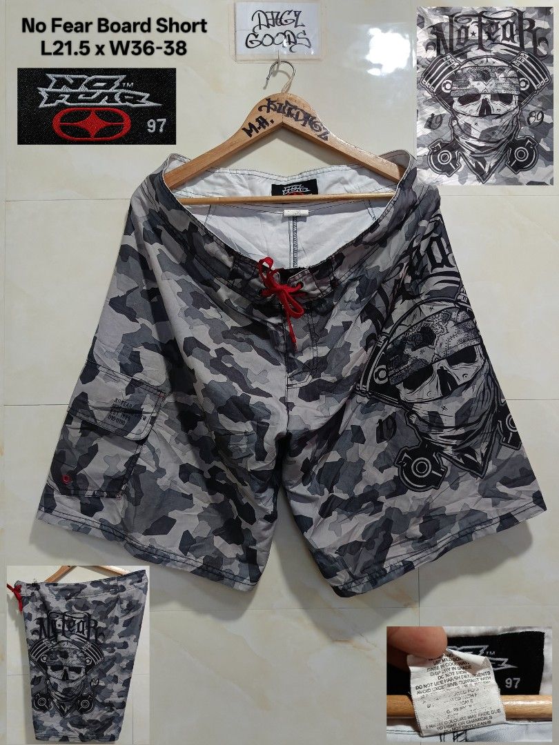 no fear skull board short (Category: Shorts) located in Talisay. Submitted by burdagz13 (Listing ID 1441533588, Image 1). Description: condition:excellent colorrate: 9.5-10 issue: repaired pi hole(see last pic) 💸 First pay basis only 🚀 J&T shipping nationwide (doortodoor).
