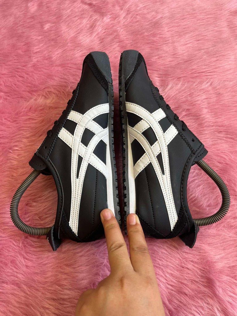 Onitsuka Tiger Mexico 66 Black White Sneakers (Category: Sneakers) located in Manila. Submitted by alliyah123 (Listing ID 1441457513, Image 3). Description: Onitsuka Tiger Mexico 66 Please check photos for detailed condition WRONG SIZE FOR ME KAYA SELLING NO BOX PADALA LANG PO YAN.