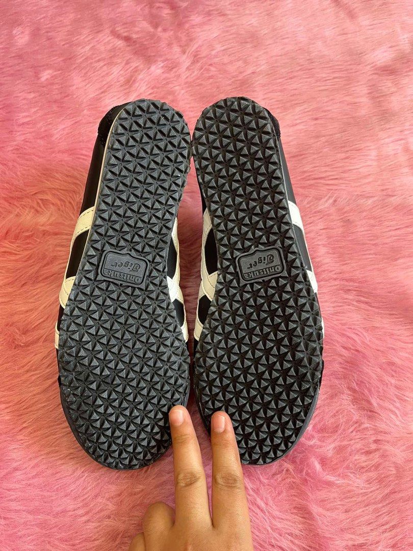 Onitsuka Tiger Mexico 66 Black White Sneakers (Category: Sneakers) located in Manila. Submitted by alliyah123 (Listing ID 1441457513, Image 2). Description: Onitsuka Tiger Mexico 66 Please check photos for detailed condition WRONG SIZE FOR ME KAYA SELLING NO BOX PADALA LANG PO YAN.
