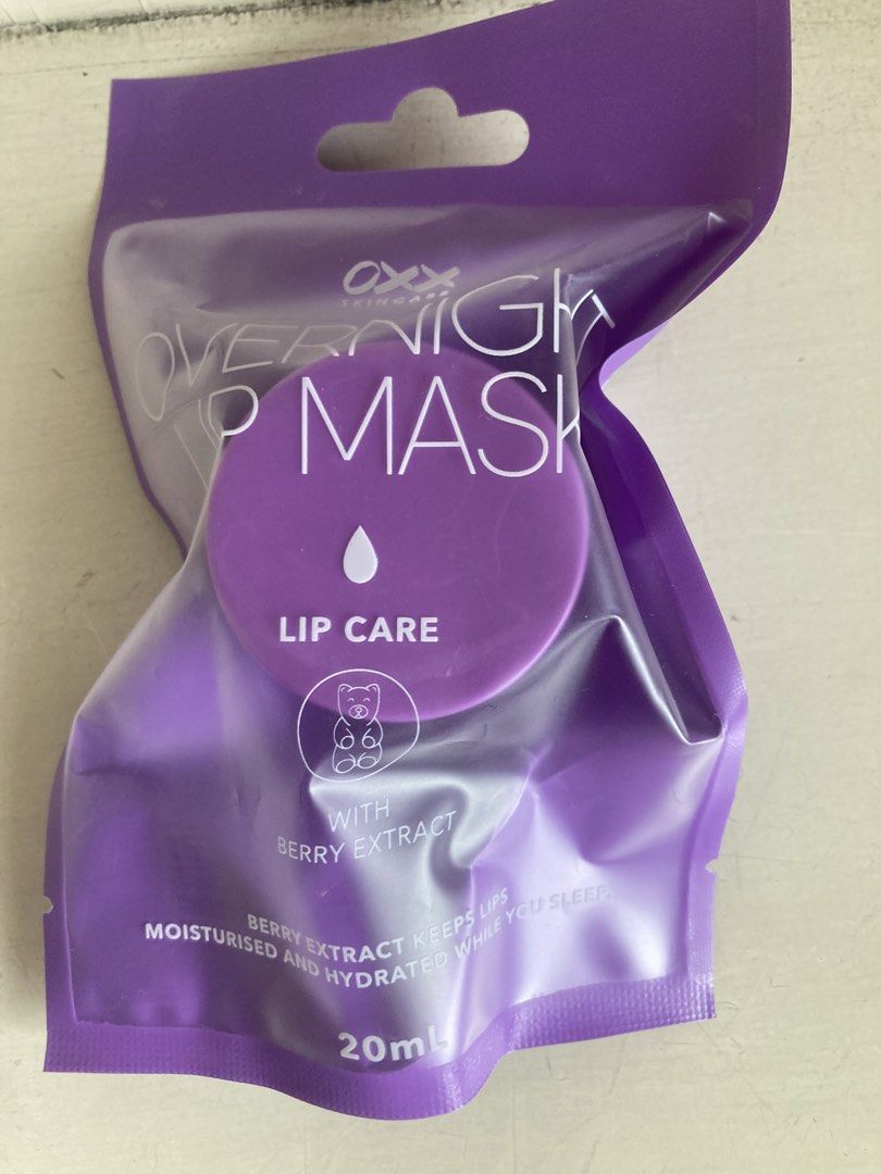 Oxx Overnight Lip Mask (Category: Face Care) located in Manila. Submitted by daddythrifter (Listing ID 1441401942, Image 1). Description: With berry extract Australian brand skincare.
