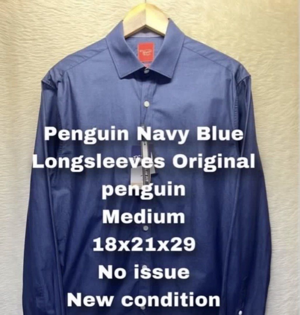 Penguin Navy Blue longsleeves original penguin Medium (Category: Tshirts & Polo Shirts ) located in Manila. Submitted by larph (Listing ID 1441528948, Image 2). Description: Location : Tondo Manila SHOP POLICY: If the item does not fit because the buyer selected the wrong size, we do not allow cancellations, returns, or exchanges. Please ensure you check the provided dimensions before purchasing. 📸See each photo for details. Low ballers & funny 