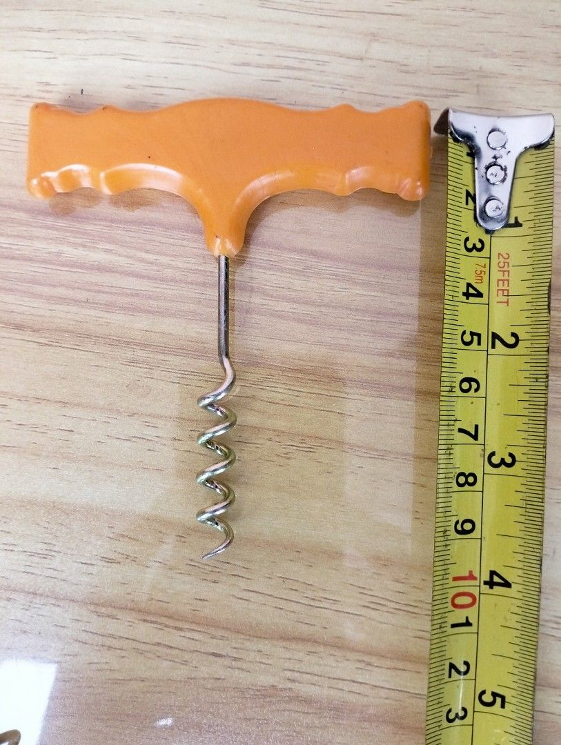 Plastic Handle Corkscrew Wine Bottle Opener (Category: Other Kitchenware & Tableware) located in Baguio. Submitted by toys_of_yesteryear (Listing ID 1441475229, Image 2). Description: FB-page: Follow me on Toys of Yesteryear 2600 for more items! 📌loc. Baguio 💸php90.00 each 2pcs available ------------------------- Send price offer only when you are SURE to buy. I will not entertain Lowballers or barat offer " If your offer is accepted, please en