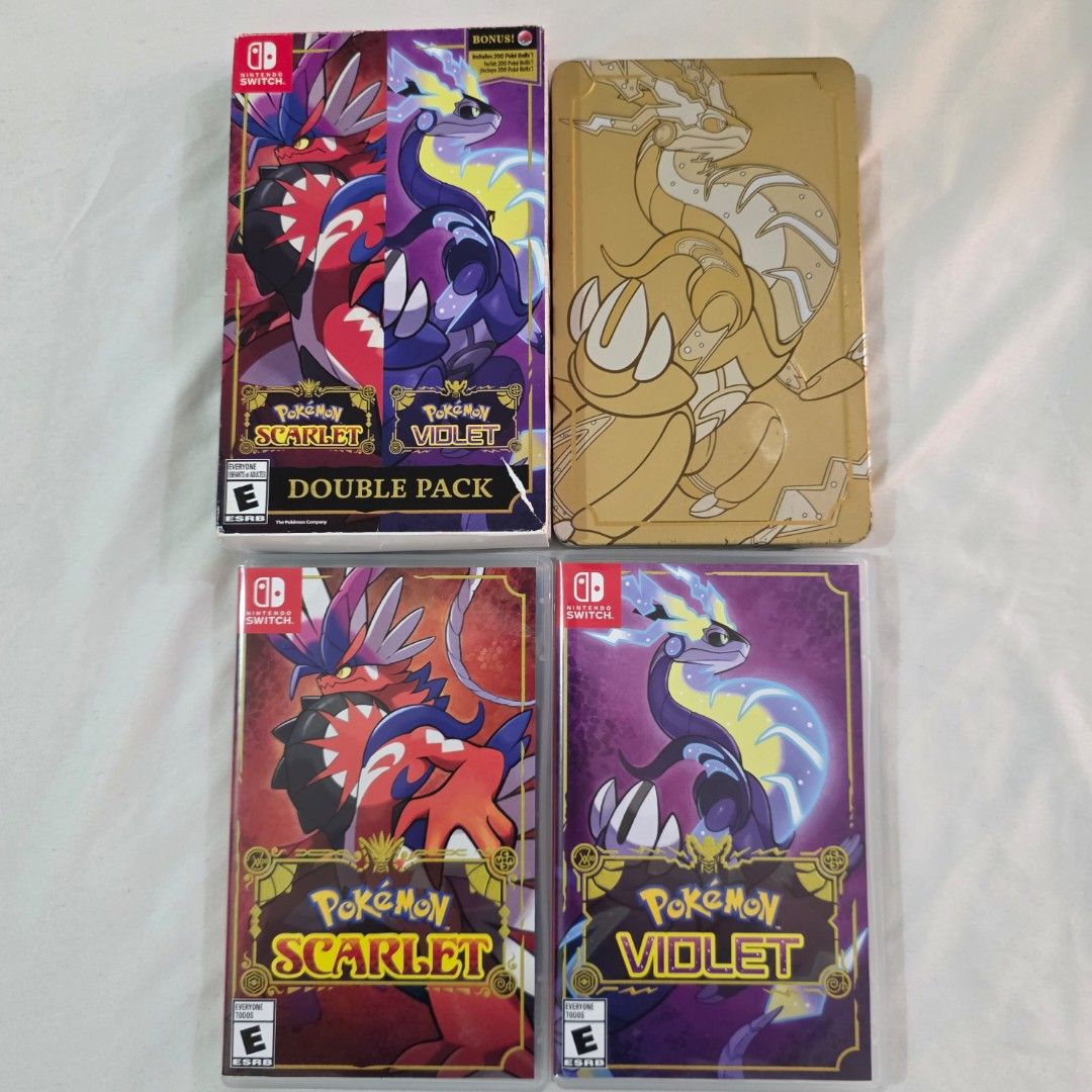 Pokemon Scarlet and Violet Double Pack switch game (Category: Nintendo) located in Manila. Submitted by sweettotes_ph (Listing ID 1441438759, Image 1). Description: Fixed Price No issues Fully working Good condition I have other games feel free to check my listings :) For pickup or delivery Bdo Gcash Maya Gotyme payment.