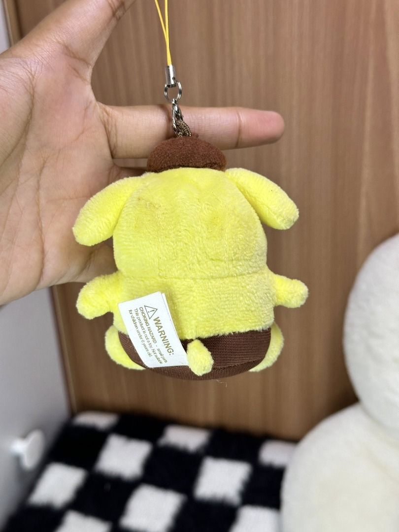 Pompompurin Classic Bag Charm Strap Keychain (Category: Character Goods) located in Quezon City. Submitted by genie.fluff (Listing ID 1441450675, Image 2). Description: .