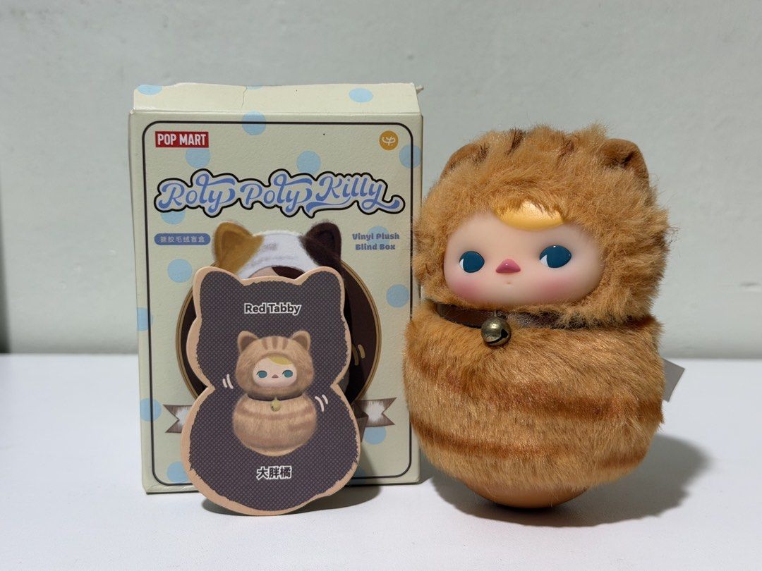 pop mart pucky ‘red tabby’ roly poly kitten (Category: Designer & Blind Box Toys) located in Paranaque City. Submitted by goodbones (Listing ID 1441558308, Image 1). Description: no foil only displayed, x sensi loc: parañaque city mod: jnt/sdd (buyer shoulders fee) mop: gcash.