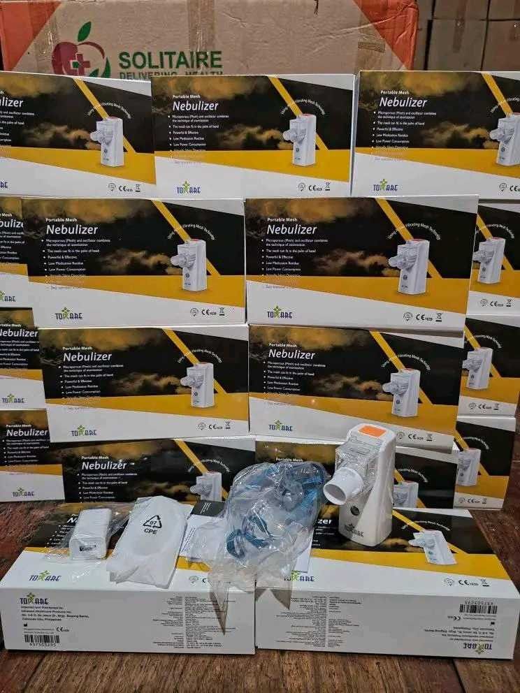 Portable nebulizer (Category: Medical Supplies & Tools) located in Manila. Submitted by brightflower_273879 (Listing ID 1441386957, Image 1). Description: Brand new .