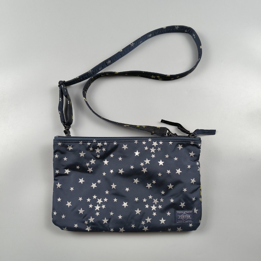 Porter Sacoche Sling "2Way" Sling (Category: Sling Bags) located in General Mariano Alvarez. Submitted by rammrtnz (Listing ID 1441382892, Image 1). Description: Porter Sacoche Sling "2Way" Sling Star pattern Detachable (each side) Dimension:. Height - 6.7inches Length - 10.5inches Excellent to new condition Php3880+shipping fee Mode of payment: Via Gcash/Maya or RCBC. Message us for more details and transaction. Thank you so much and stay safe �