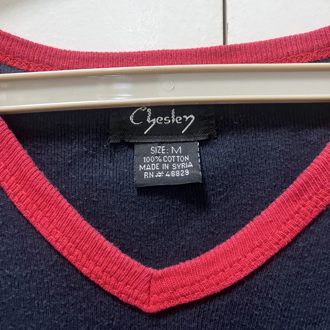 sports jersey style vintage y2k style (Category: Shirts) located in Paranaque City. Submitted by closetfromyu (Listing ID 1441454412, Image 2). Description: 📍 taguig city mod: jnt, lalamove, or meetup mop: gcash or cash - buyer will shoulder size: m.