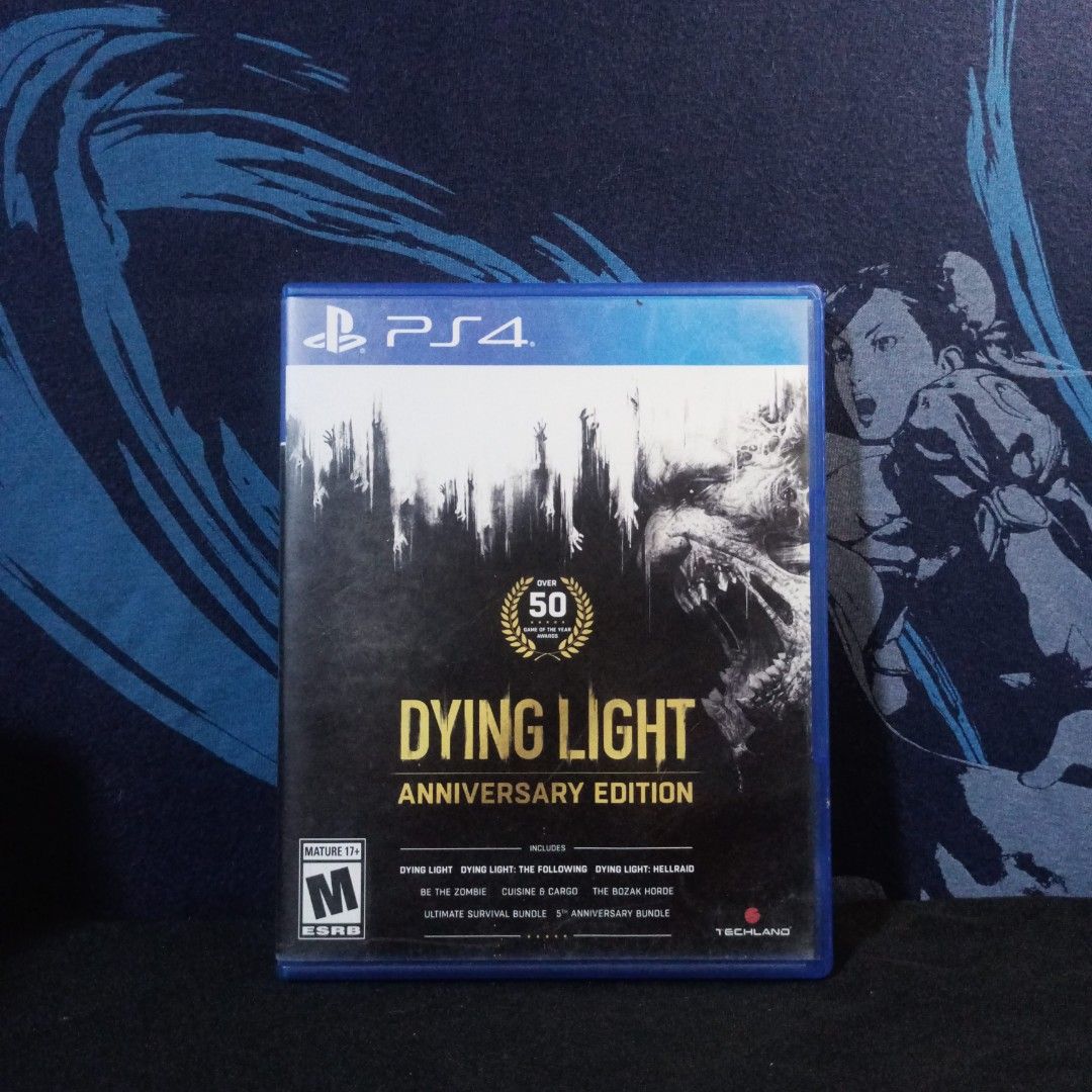 Ps4 Dying Light anniversary edition (Category: PlayStation) located in Caloocan City. Submitted by starkstark (Listing ID 1441467762, Image 1). Description: (READ DESCRIPTION) SALE OR TRADE SALE or TRADE Make an offer po rfs: want new games Price posted Montalban location pwede shipping sagot ni buyer shipping fee can provide pictures and videos upon request if sure na kukunin.