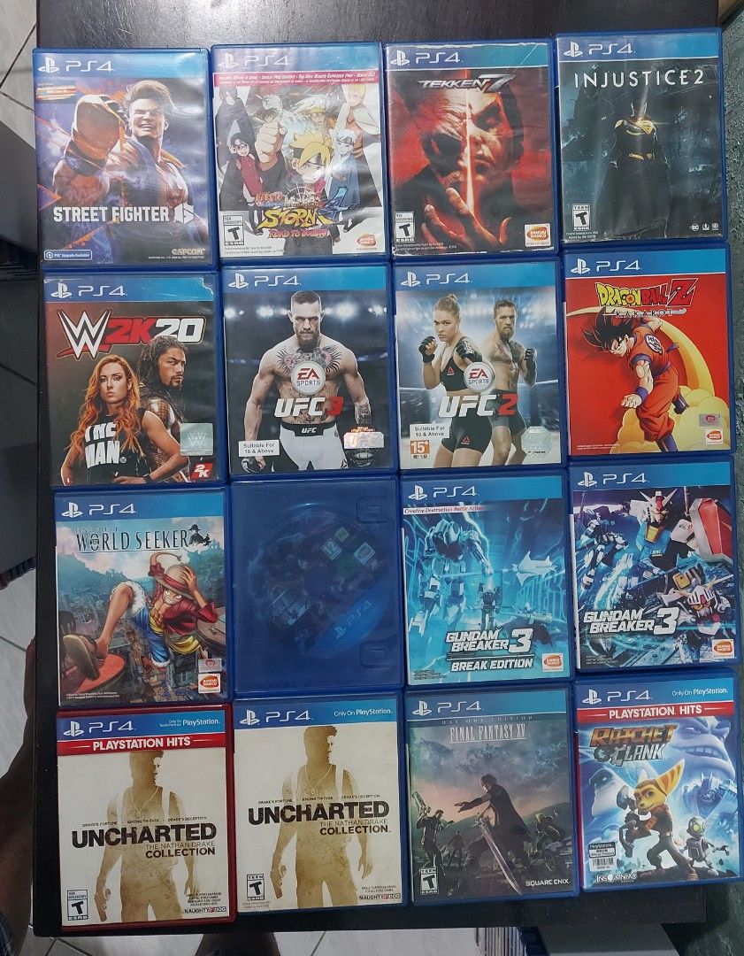 PS4 Games Bundle - Various Titles Available (Category: PlayStation) located in Santa Rosa. Submitted by agentred1142 (Listing ID 1441399681, Image 2). Description: - Collection of PlayStation 4 (PS4) games available. - Titles include popular games like Resident Evil, Grand Theft Auto (GTA), Assassin's Creed, and Spider-Man. - All game discs are in their original cases. - Excellent selection for any gamer looking to expand their library. - Don't m