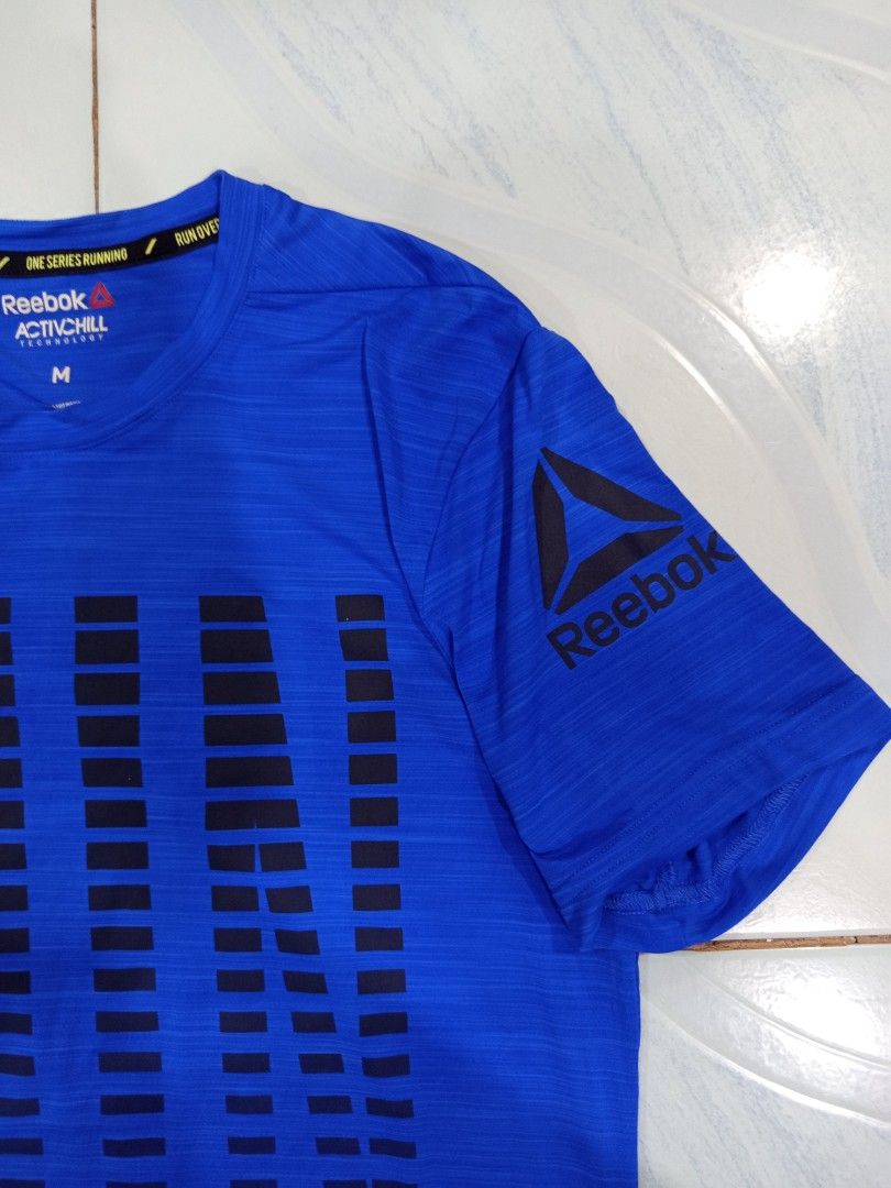 Reebok Running Shirt (Category: Activewear) located in Davao. Submitted by vaness041421 (Listing ID 1441465043, Image 2). Description: Dimes: 17x24.