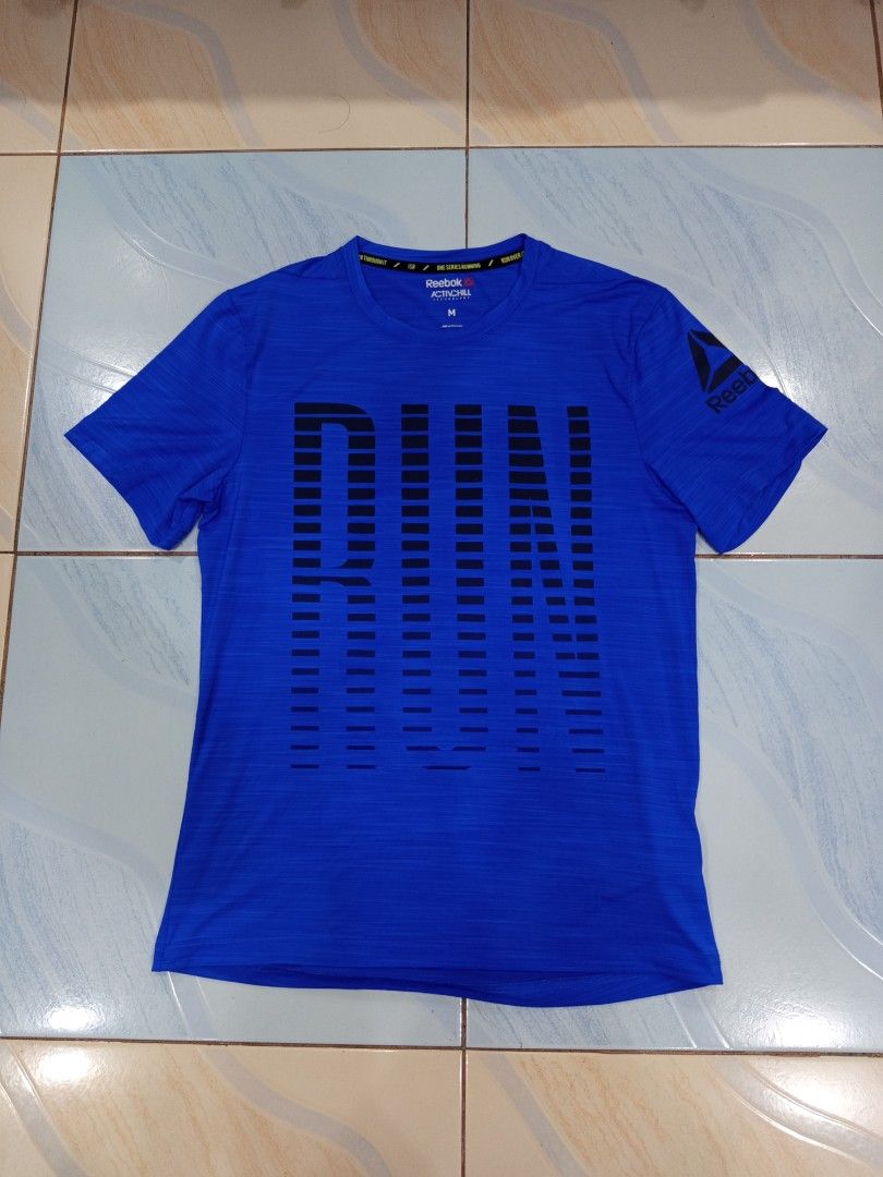 Reebok Running Shirt (Category: Activewear) located in Davao. Submitted by vaness041421 (Listing ID 1441465043, Image 1). Description: Dimes: 17x24.