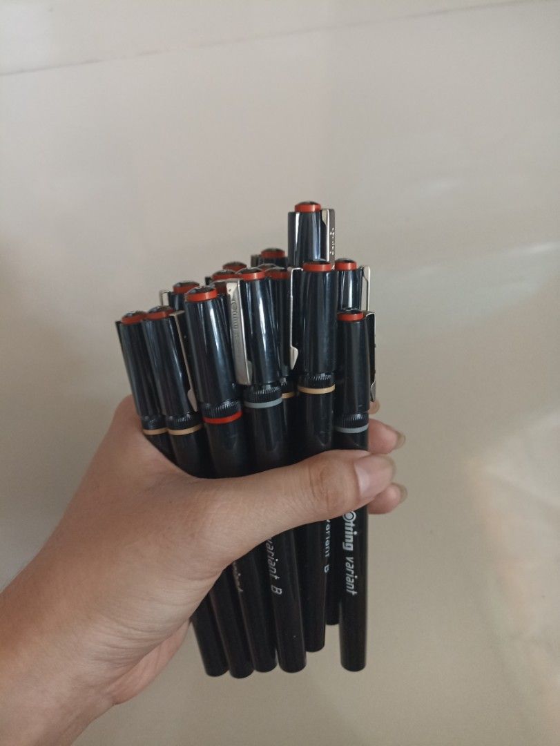 Rotring Variant Technical Pens (PER PIECE) (Category: Stationery & School Supplies) located in Makati City. Submitted by nical. (Listing ID 1441387291, Image 3). Description: ⭕UNUSED TECHNICAL PENS⭕ From W. Germany PRICES 0.1 ➡️ 700 pesos 0.3➡️ 600 pesos 0.5➡️ 500 pesos.