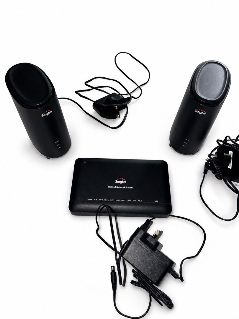 Router, wifi, extender, Singtel