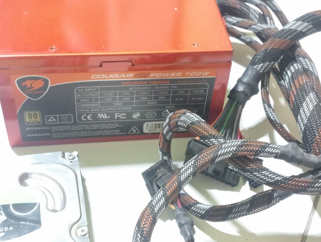 RUSH FOR PICK UP!!!! 700!!! PSU ONLY!! (Category: Computer Parts) located in Caloocan City. Submitted by yurikhazan15750 (Listing ID 1441512973, Image 2). Description: RUSH FOR SALE 700₱ UPS COUGAR 700W FOR PICK UP !!!! RUSH!!.