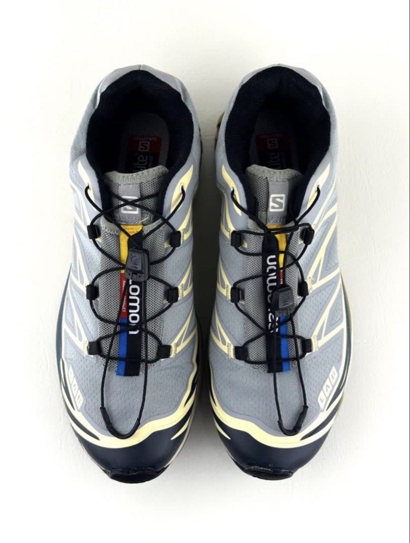 Salomon XT-6 in "Quarry / Bleached Sand / Cumin" (Category: Sneakers) located in Quezon City. Submitted by gamitdamit (Listing ID 1441393903, Image 2). Description: M 7.5 W 8.5 Some stains, washable Negotiable Salomon XT-6 in "Quarry / Bleached Sand / Cumin" atmos exclusive color.