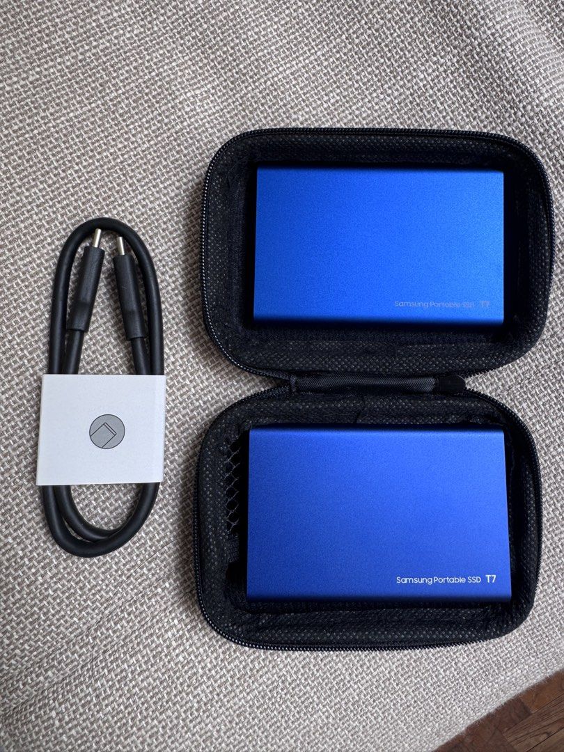 Samsung T7 Portable SSD 2TB Blue