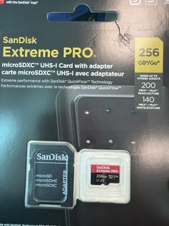 SanDisk Extreme PRO 512GB microSDXC UHS-I Card, 手提電話, 電話及其他裝置配件, 記憶卡 ...