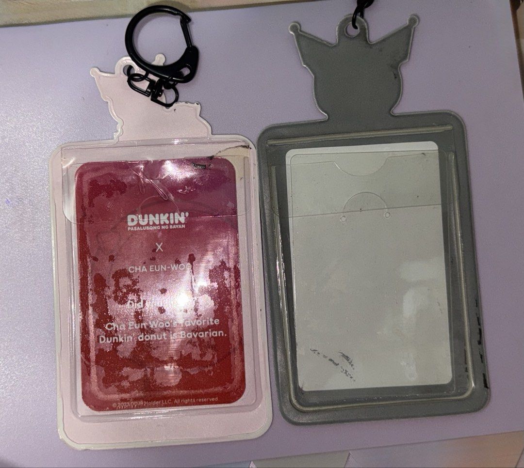 2 Sanrio Kuromi Card Holder (Category: Wallets & Card holders) located in Las Pinas. Submitted by ._.peyy (Listing ID 1441504996, Image 3). Description: (Cha Eun-woo photocard not included).